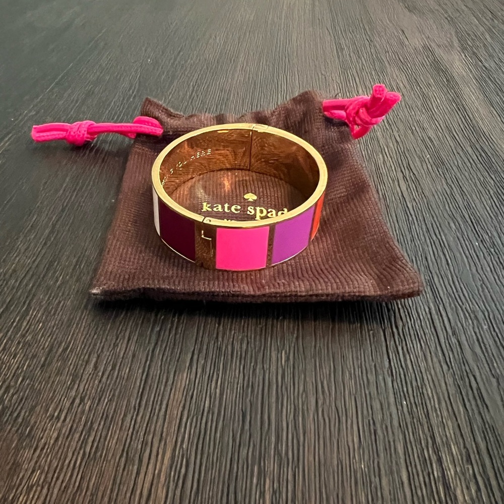 Kate Spade Fancy Meeting You Here Color Block Bracelet Bangle - Picture 4 of 9